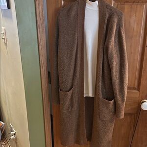 Banana Republic Rust colored knee length Knit Sweater
